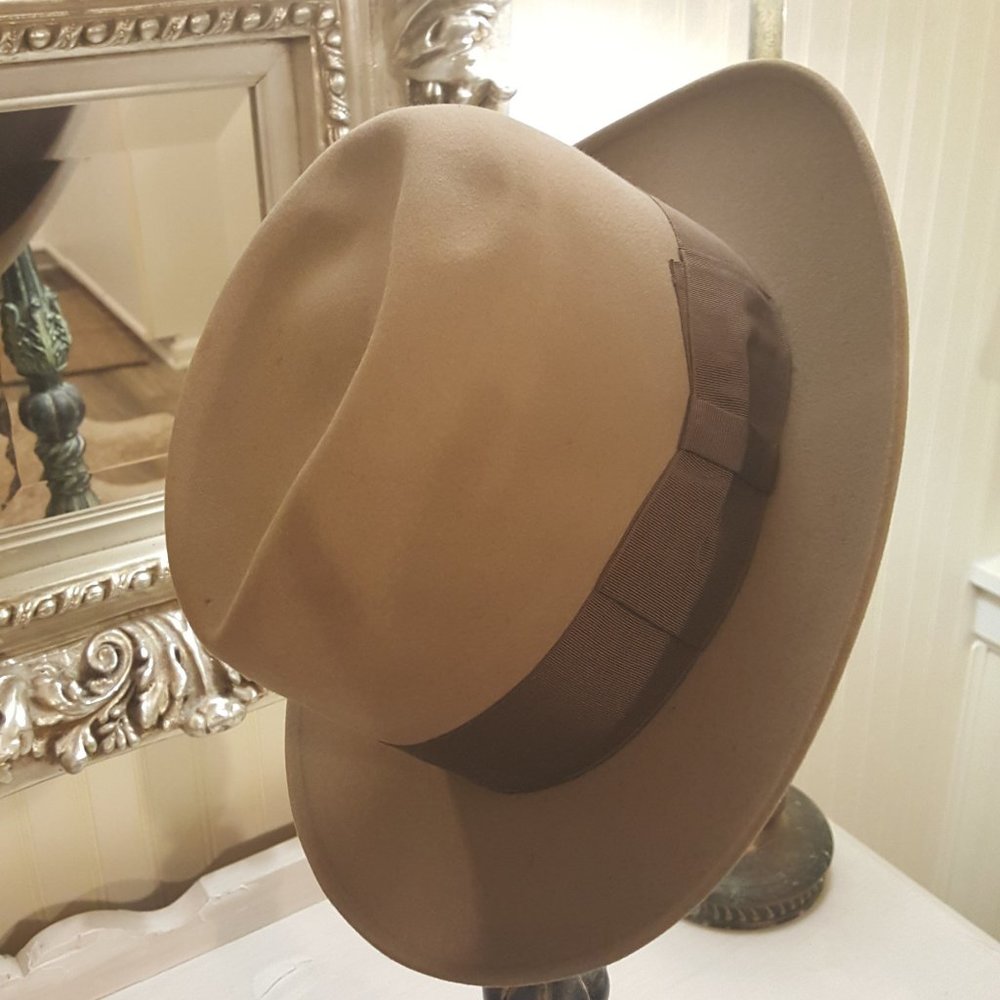 Iconic Felt Hat Borsalino "The Bogart" 7.5 Men's